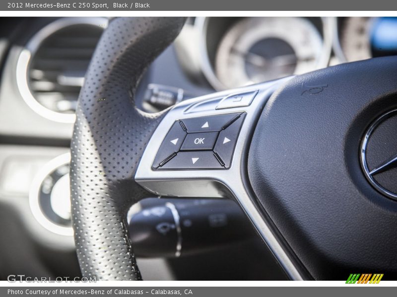 Black / Black 2012 Mercedes-Benz C 250 Sport