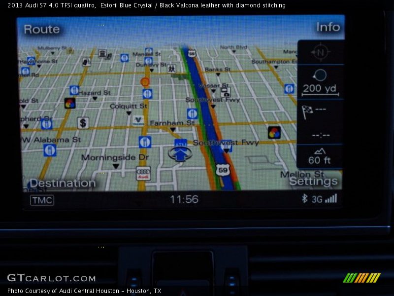 Navigation of 2013 S7 4.0 TFSI quattro
