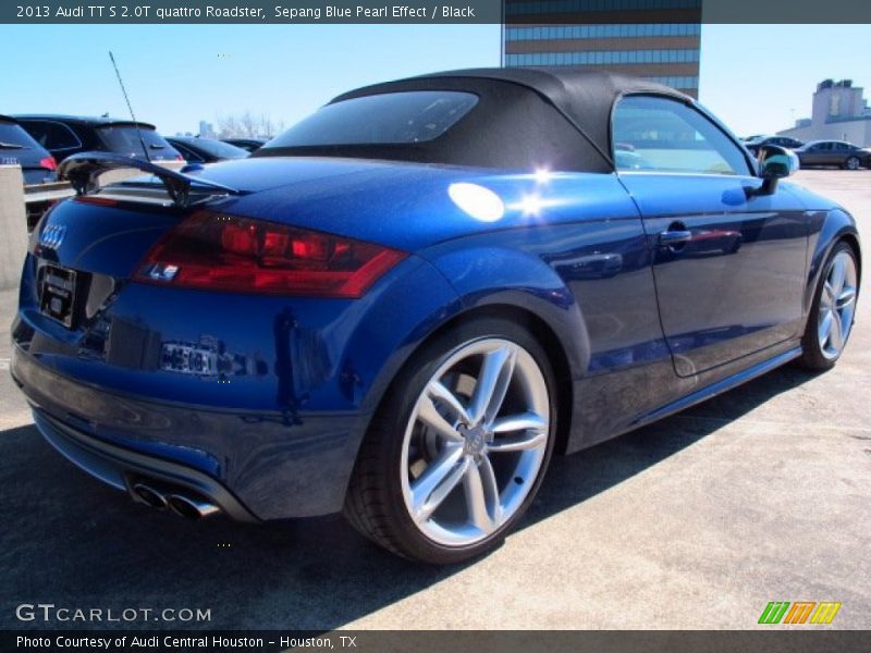 Sepang Blue Pearl Effect / Black 2013 Audi TT S 2.0T quattro Roadster