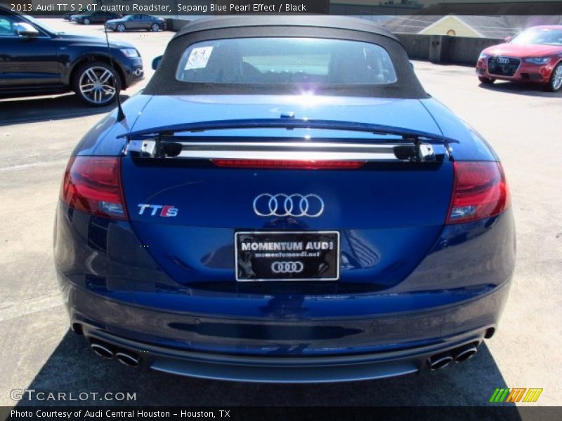 Sepang Blue Pearl Effect / Black 2013 Audi TT S 2.0T quattro Roadster