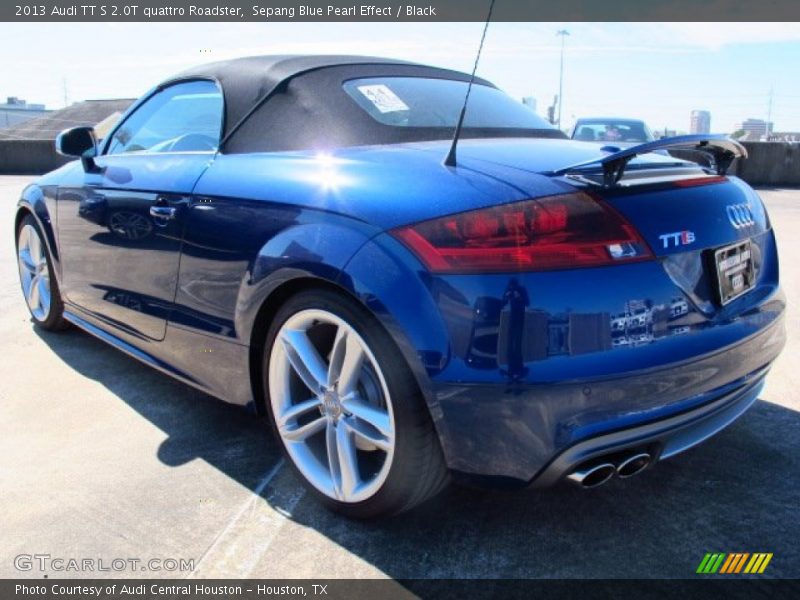 Sepang Blue Pearl Effect / Black 2013 Audi TT S 2.0T quattro Roadster