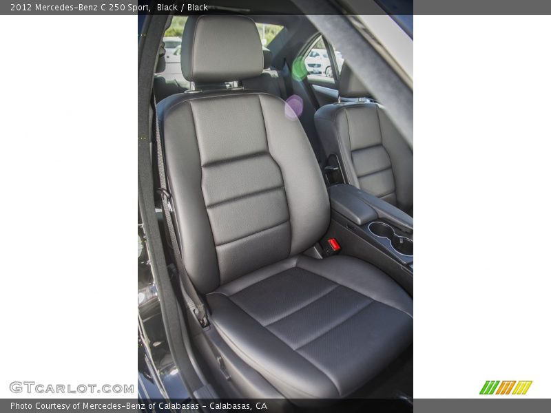 Black / Black 2012 Mercedes-Benz C 250 Sport
