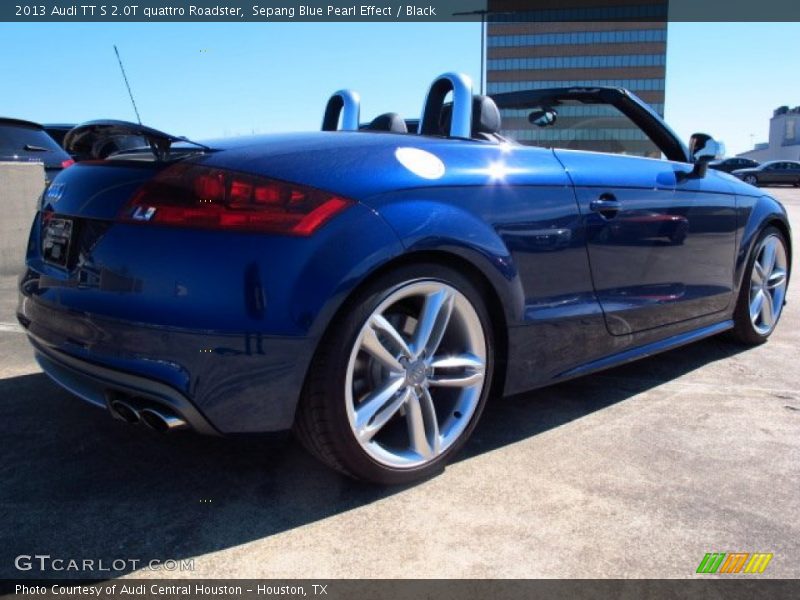 Sepang Blue Pearl Effect / Black 2013 Audi TT S 2.0T quattro Roadster