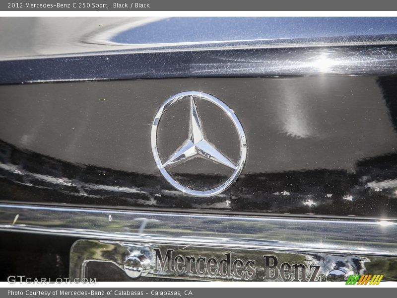 Black / Black 2012 Mercedes-Benz C 250 Sport
