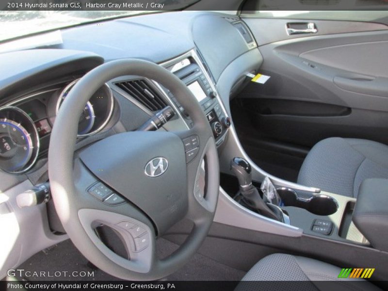 Harbor Gray Metallic / Gray 2014 Hyundai Sonata GLS