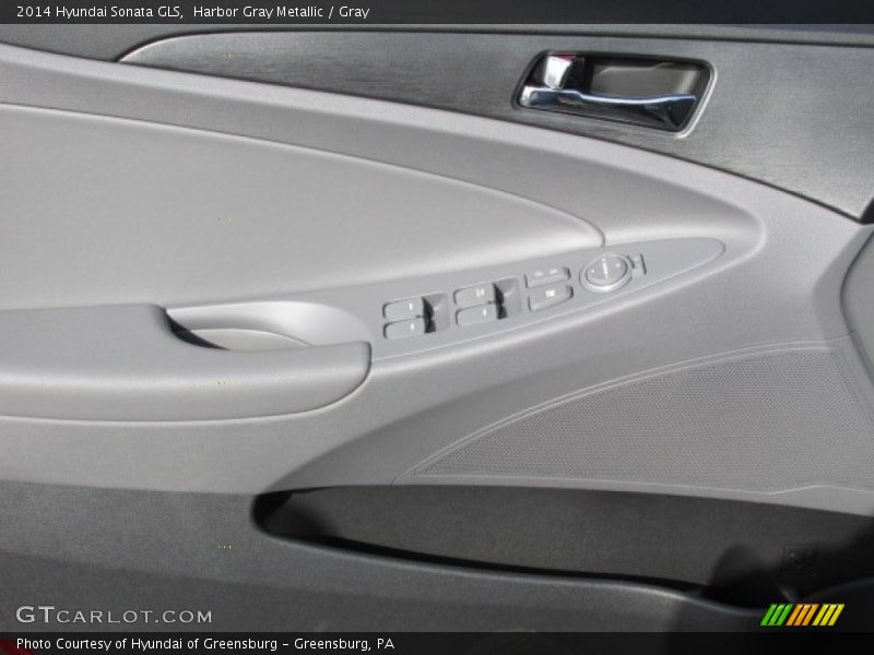 Harbor Gray Metallic / Gray 2014 Hyundai Sonata GLS