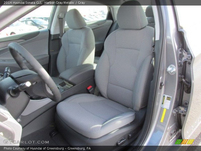 Harbor Gray Metallic / Gray 2014 Hyundai Sonata GLS