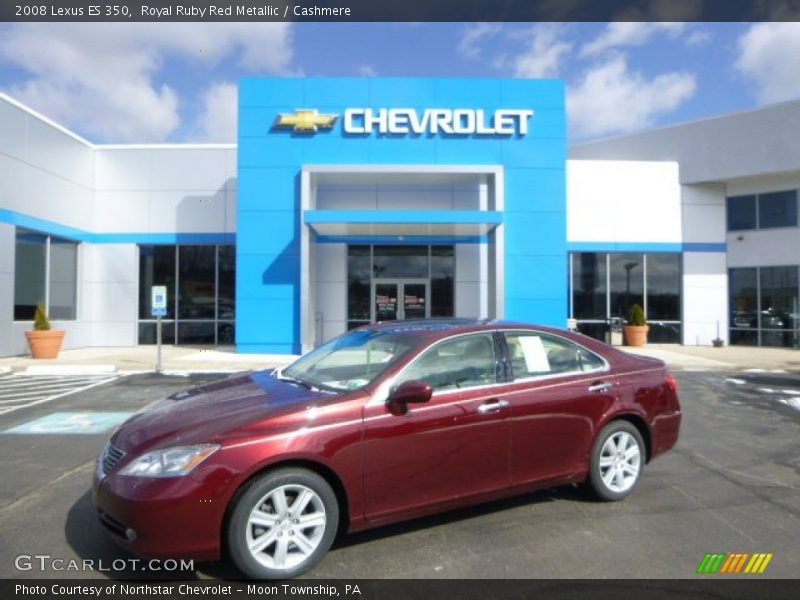 Royal Ruby Red Metallic / Cashmere 2008 Lexus ES 350