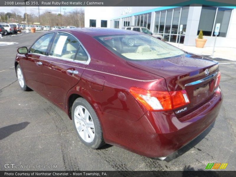 Royal Ruby Red Metallic / Cashmere 2008 Lexus ES 350