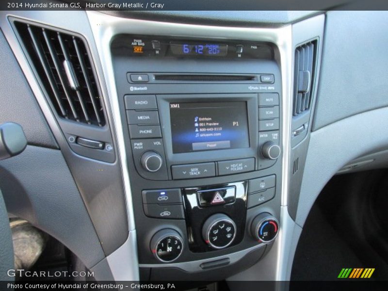 Harbor Gray Metallic / Gray 2014 Hyundai Sonata GLS