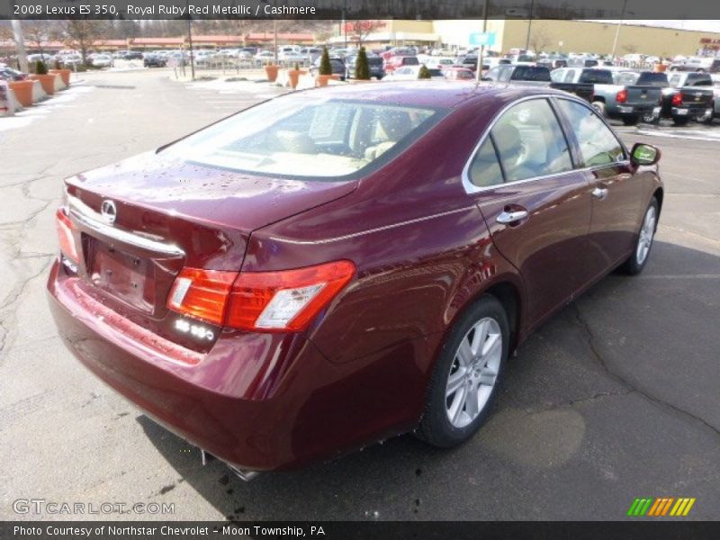 Royal Ruby Red Metallic / Cashmere 2008 Lexus ES 350