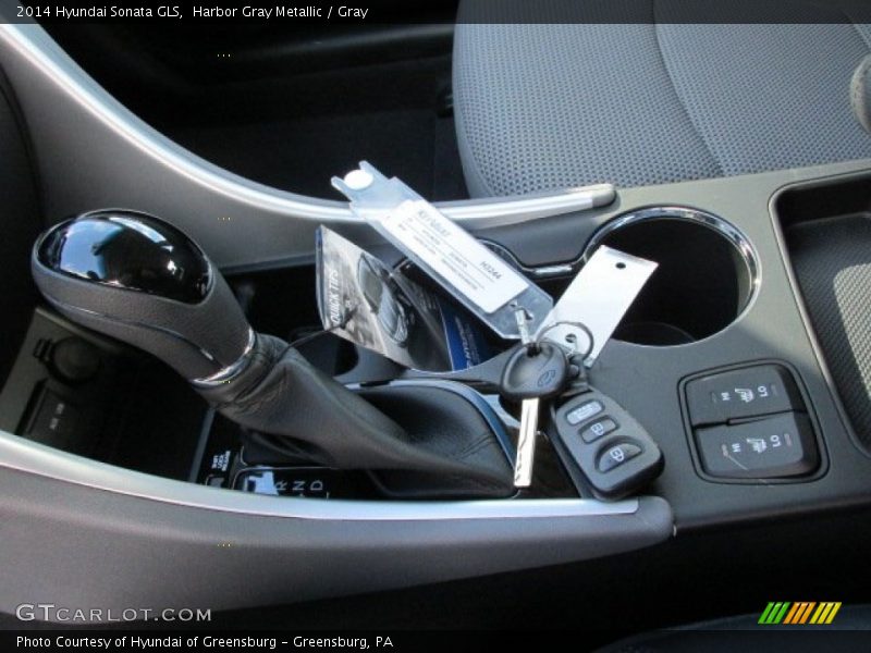 Harbor Gray Metallic / Gray 2014 Hyundai Sonata GLS