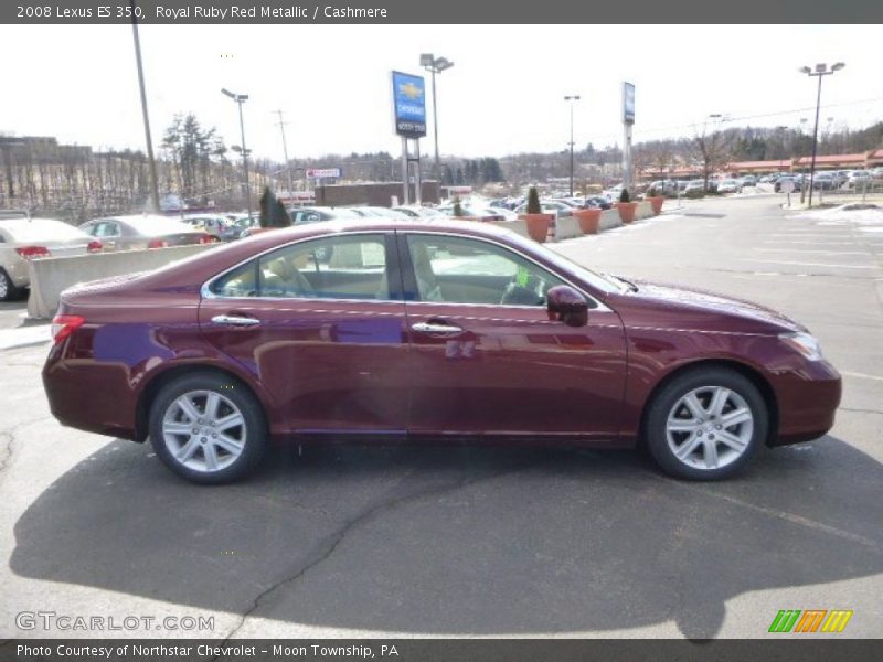 Royal Ruby Red Metallic / Cashmere 2008 Lexus ES 350