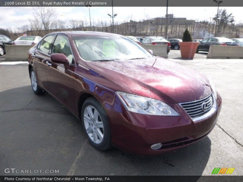 Royal Ruby Red Metallic / Cashmere 2008 Lexus ES 350