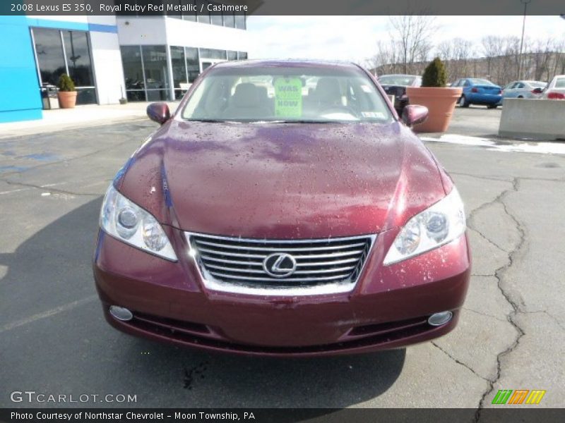 Royal Ruby Red Metallic / Cashmere 2008 Lexus ES 350