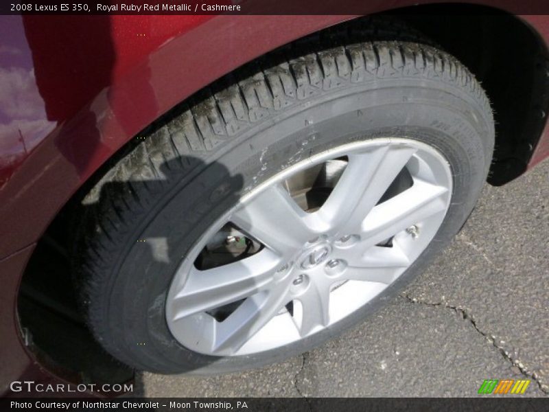 Royal Ruby Red Metallic / Cashmere 2008 Lexus ES 350