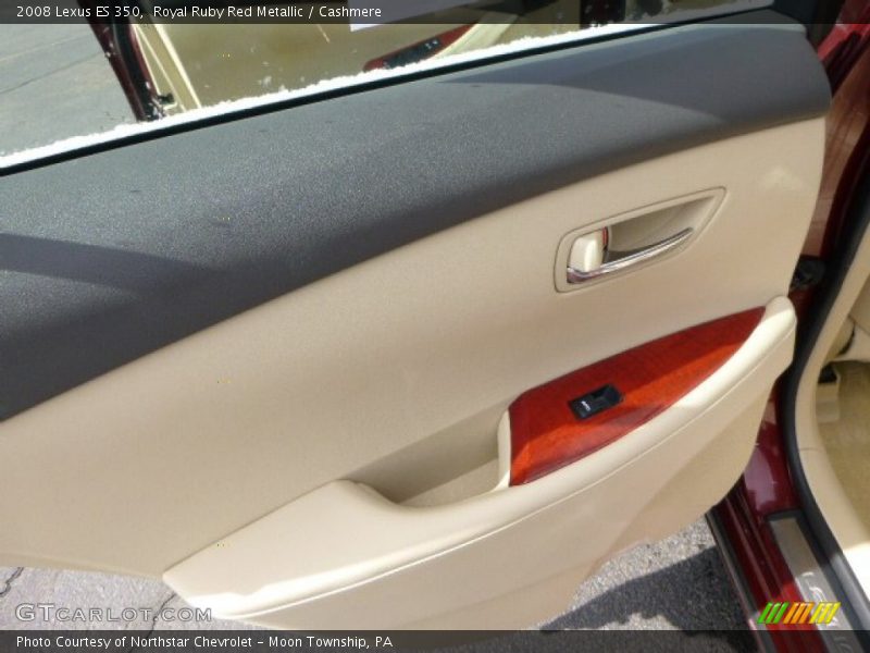 Royal Ruby Red Metallic / Cashmere 2008 Lexus ES 350