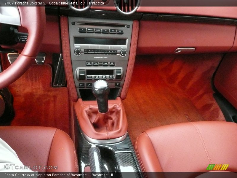 Cobalt Blue Metallic / Terracotta 2007 Porsche Boxster S