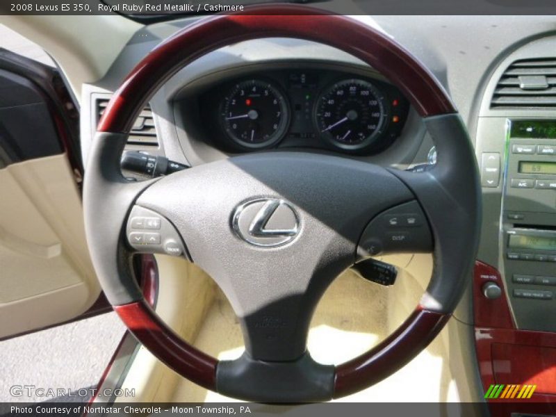 Royal Ruby Red Metallic / Cashmere 2008 Lexus ES 350
