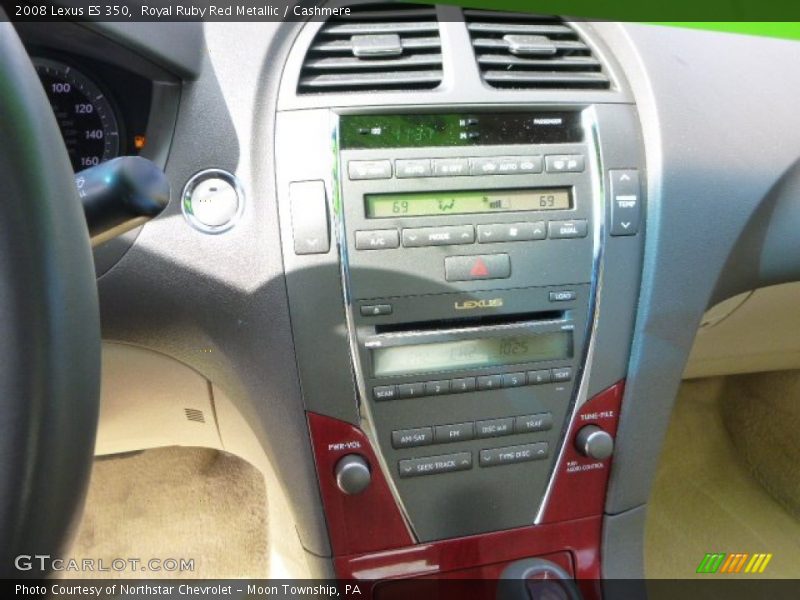 Royal Ruby Red Metallic / Cashmere 2008 Lexus ES 350