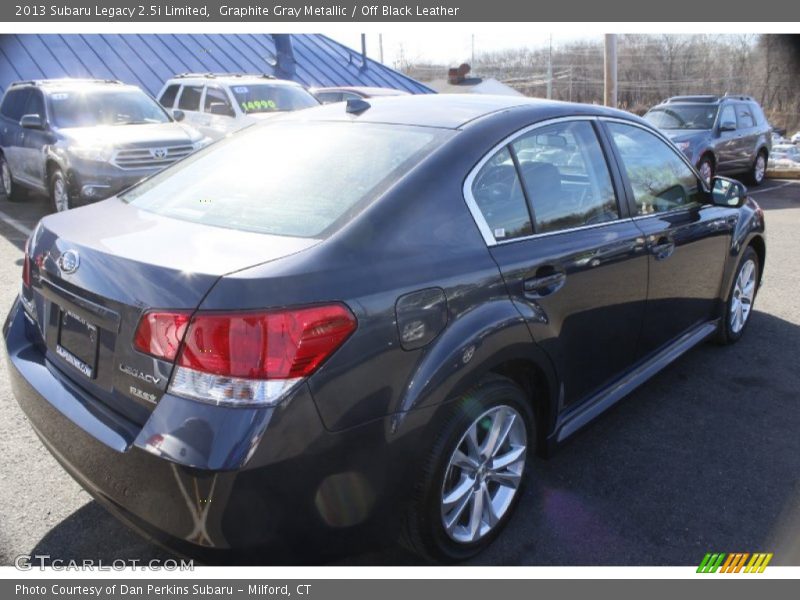 Graphite Gray Metallic / Off Black Leather 2013 Subaru Legacy 2.5i Limited