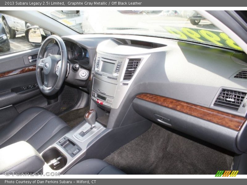 Graphite Gray Metallic / Off Black Leather 2013 Subaru Legacy 2.5i Limited