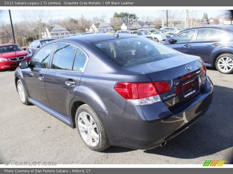Graphite Gray Metallic / Off Black Leather 2013 Subaru Legacy 2.5i Limited