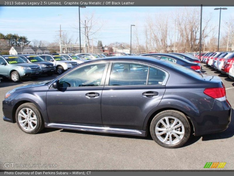 Graphite Gray Metallic / Off Black Leather 2013 Subaru Legacy 2.5i Limited