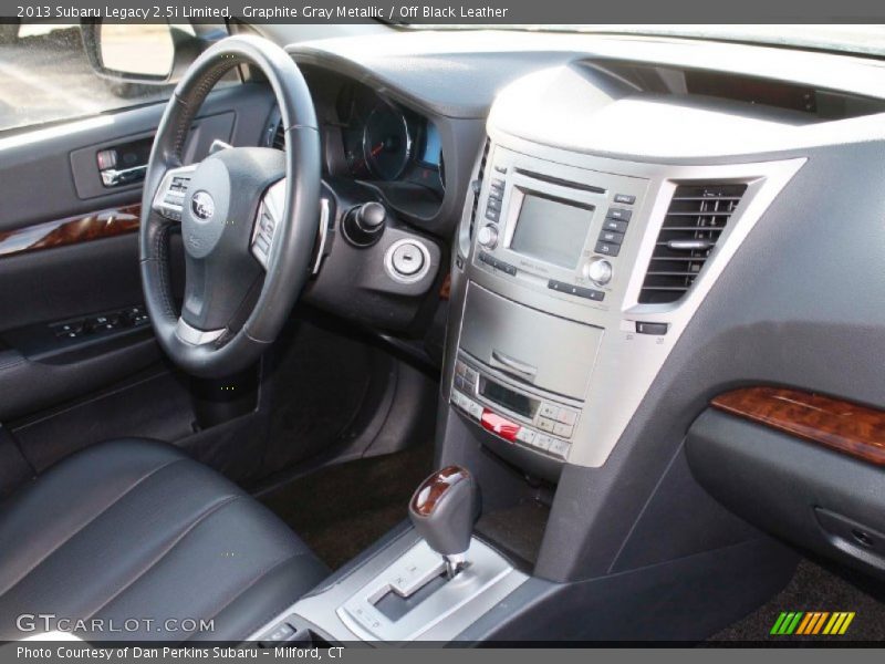Graphite Gray Metallic / Off Black Leather 2013 Subaru Legacy 2.5i Limited