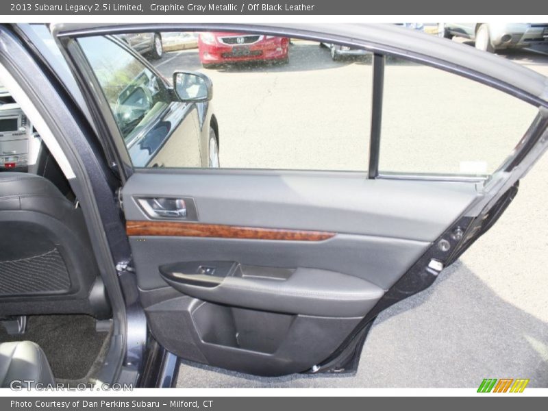 Graphite Gray Metallic / Off Black Leather 2013 Subaru Legacy 2.5i Limited