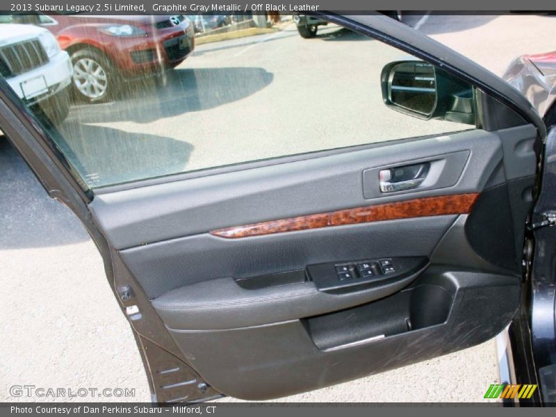 Graphite Gray Metallic / Off Black Leather 2013 Subaru Legacy 2.5i Limited