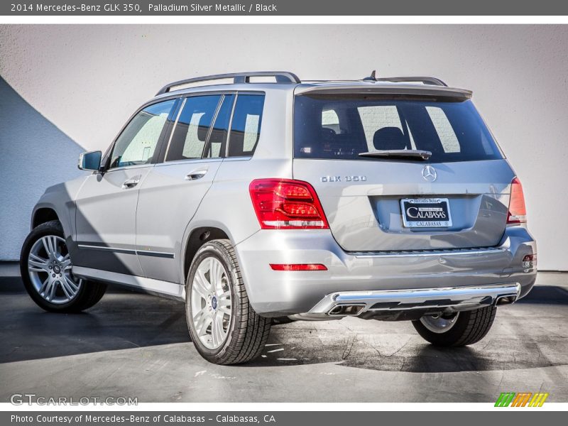Palladium Silver Metallic / Black 2014 Mercedes-Benz GLK 350