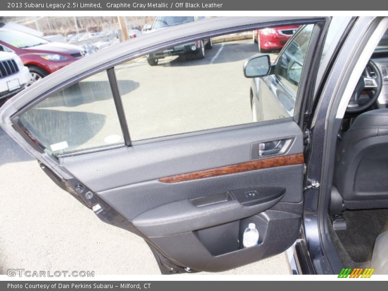 Graphite Gray Metallic / Off Black Leather 2013 Subaru Legacy 2.5i Limited
