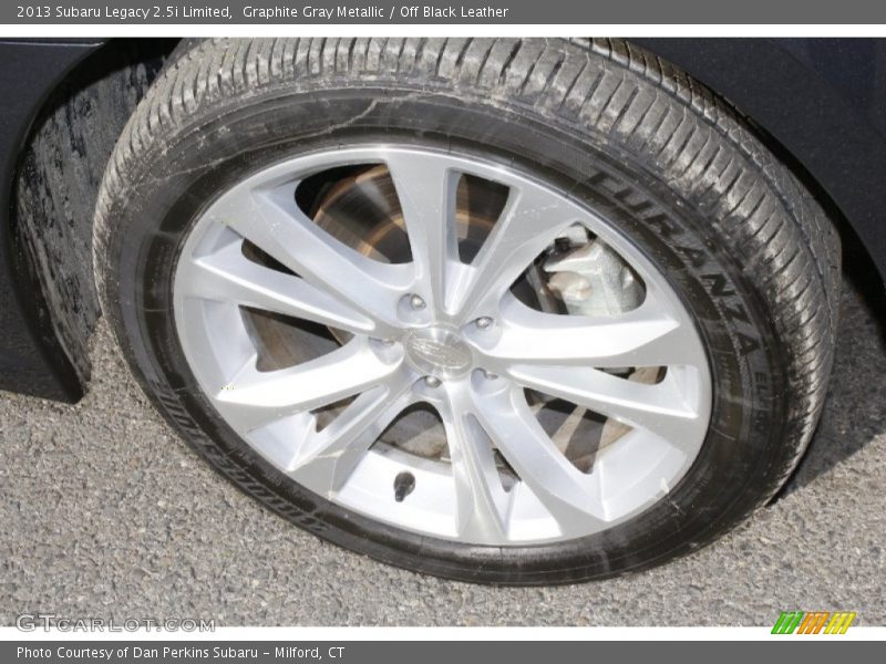 Graphite Gray Metallic / Off Black Leather 2013 Subaru Legacy 2.5i Limited