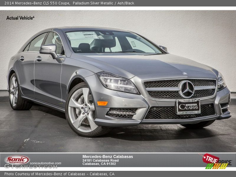 Palladium Silver Metallic / Ash/Black 2014 Mercedes-Benz CLS 550 Coupe