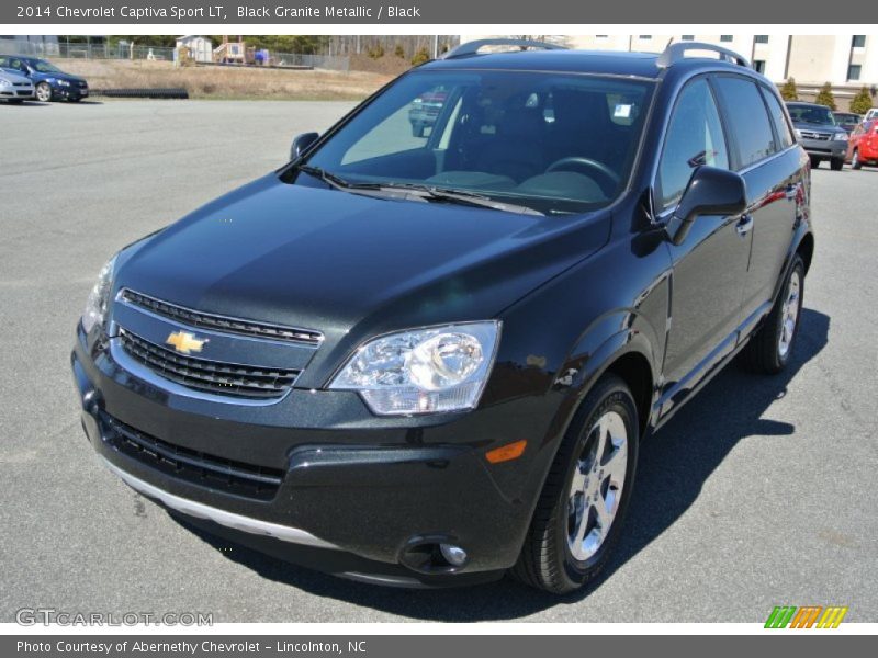Black Granite Metallic / Black 2014 Chevrolet Captiva Sport LT