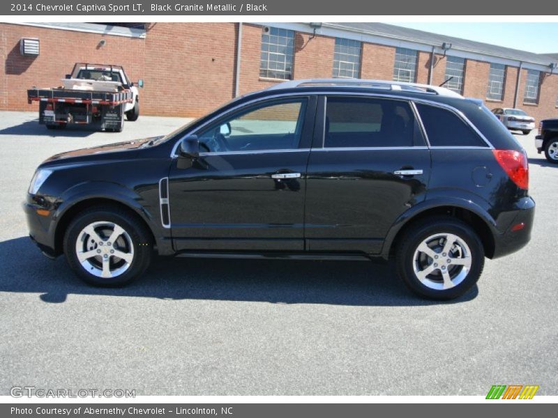 Black Granite Metallic / Black 2014 Chevrolet Captiva Sport LT