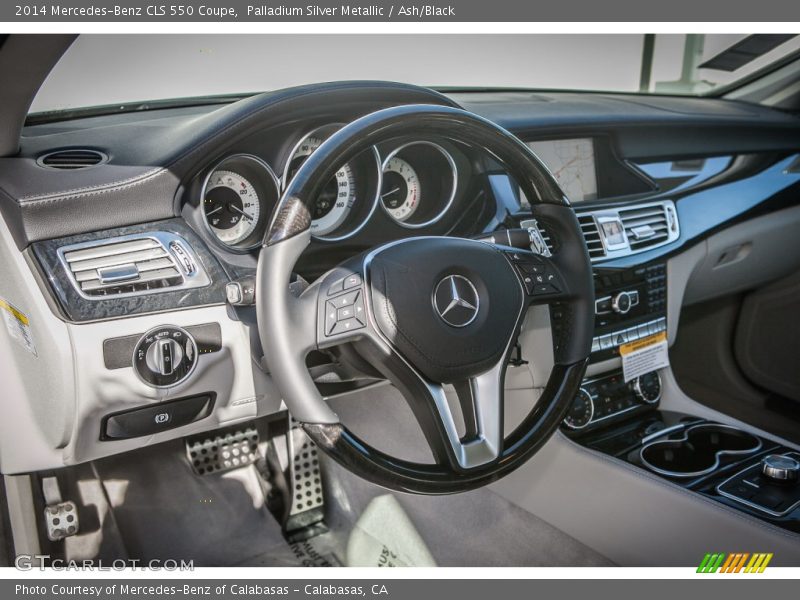 Palladium Silver Metallic / Ash/Black 2014 Mercedes-Benz CLS 550 Coupe