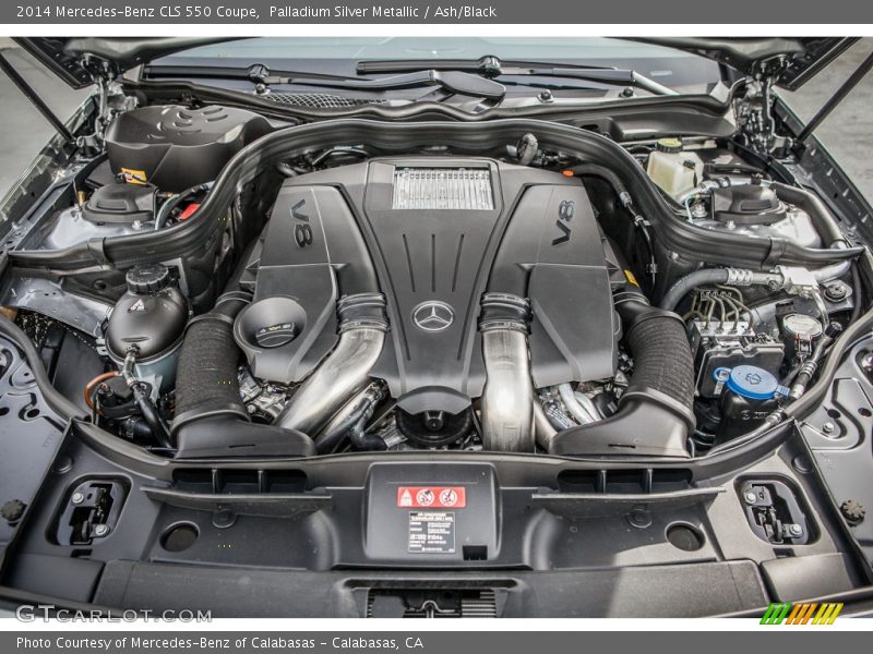 Palladium Silver Metallic / Ash/Black 2014 Mercedes-Benz CLS 550 Coupe
