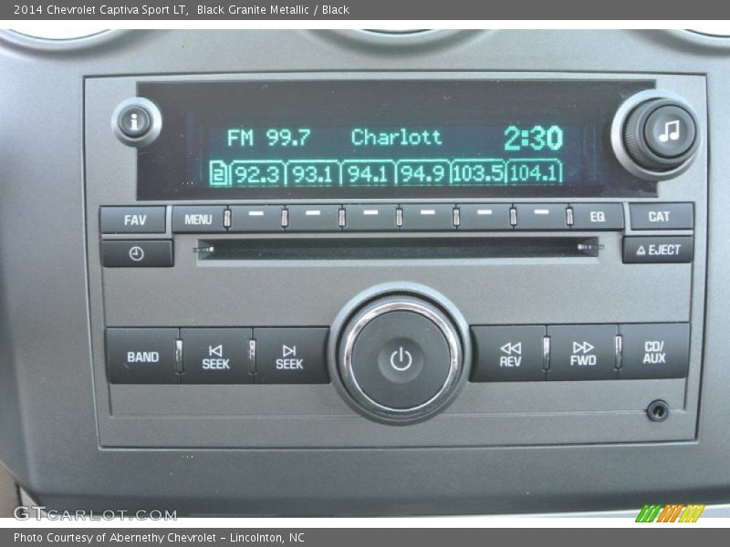 Black Granite Metallic / Black 2014 Chevrolet Captiva Sport LT