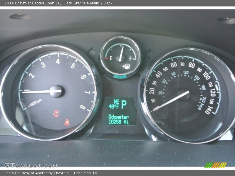 Black Granite Metallic / Black 2014 Chevrolet Captiva Sport LT