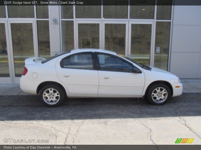 Stone White / Dark Slate Gray 2005 Dodge Neon SXT