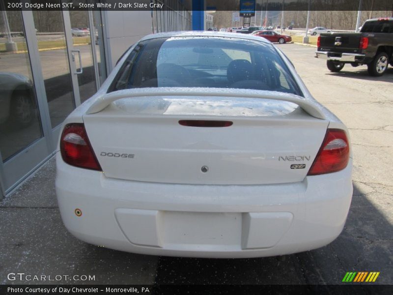 Stone White / Dark Slate Gray 2005 Dodge Neon SXT