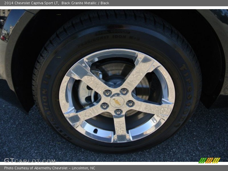 Black Granite Metallic / Black 2014 Chevrolet Captiva Sport LT