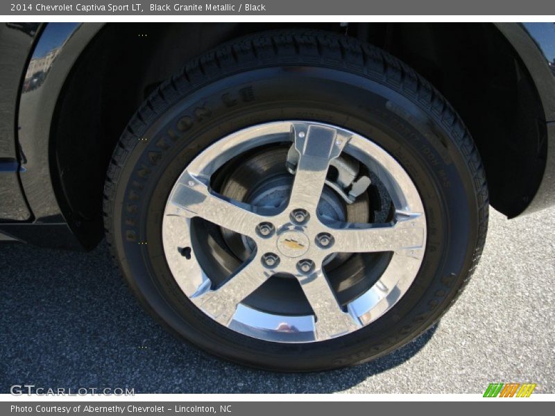 Black Granite Metallic / Black 2014 Chevrolet Captiva Sport LT