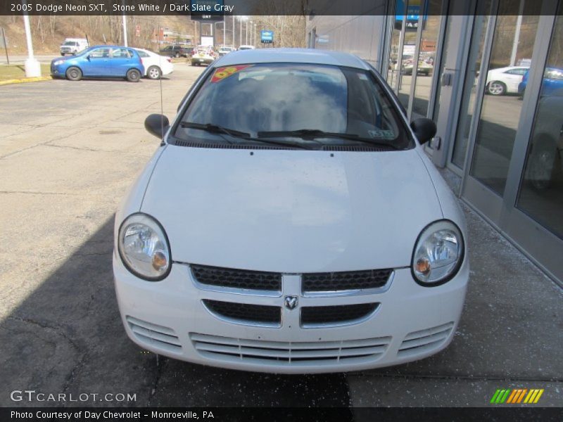 Stone White / Dark Slate Gray 2005 Dodge Neon SXT