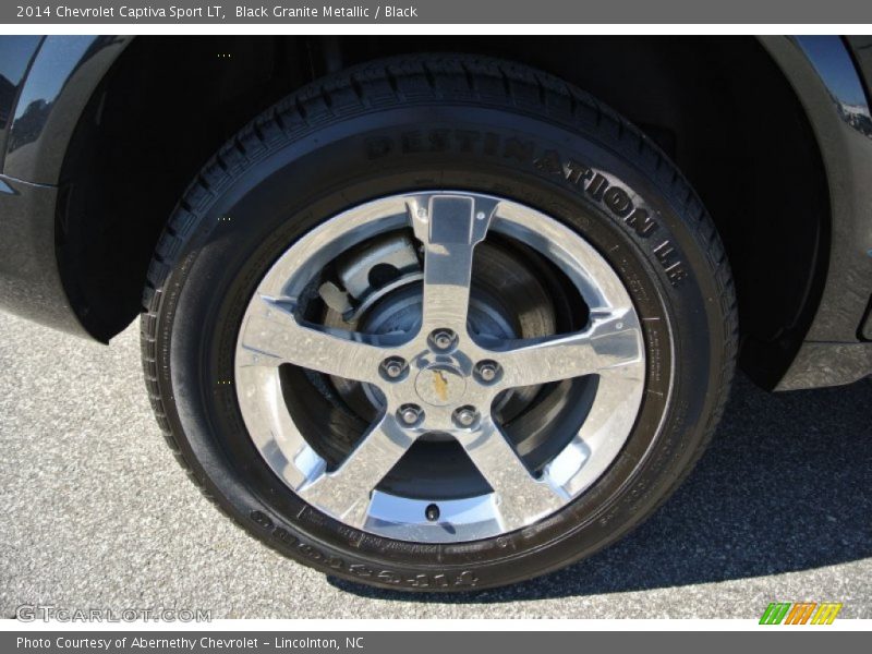 Black Granite Metallic / Black 2014 Chevrolet Captiva Sport LT