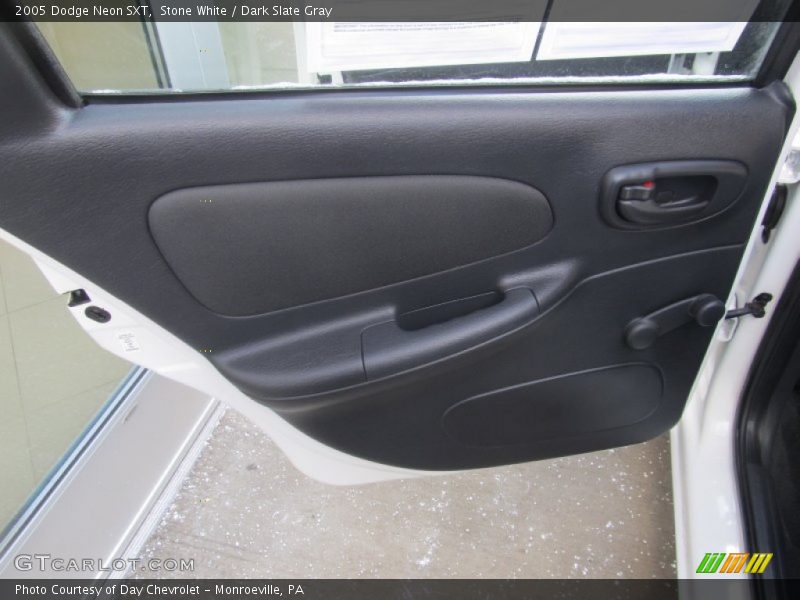 Stone White / Dark Slate Gray 2005 Dodge Neon SXT