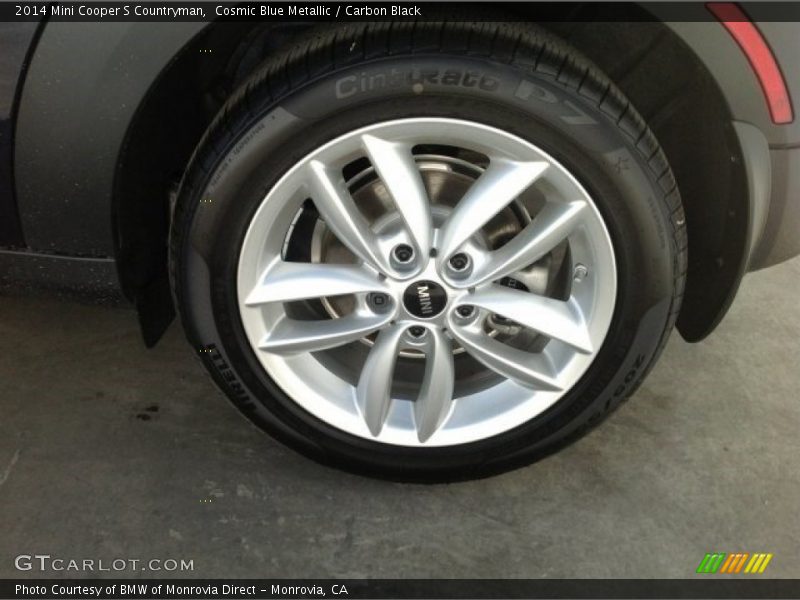 Cosmic Blue Metallic / Carbon Black 2014 Mini Cooper S Countryman