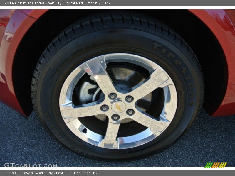 Crystal Red Tintcoat / Black 2014 Chevrolet Captiva Sport LT